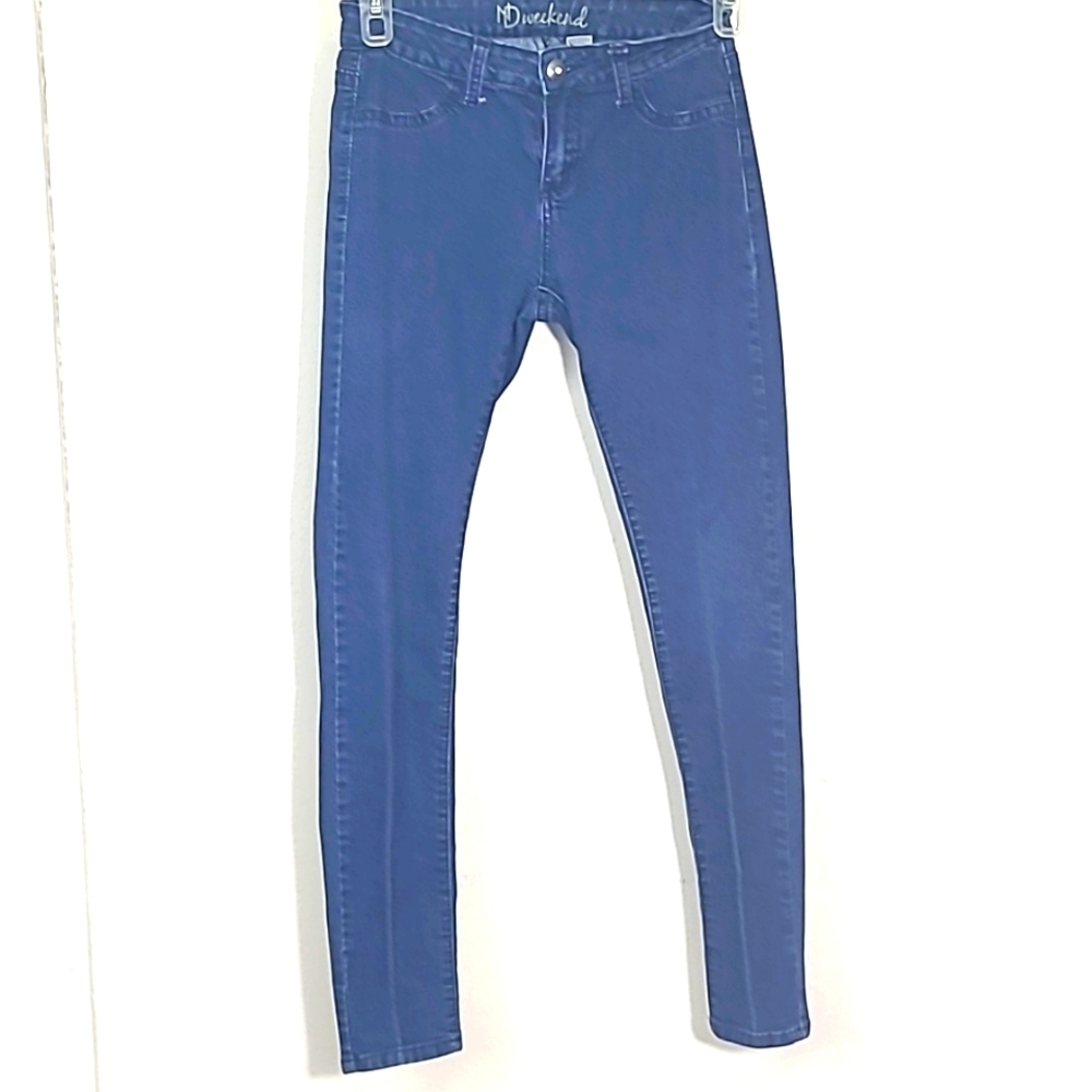 New Directions Weekend Jeggings Denim Dark Wash Mid Rise Skinny Size 8 Quality